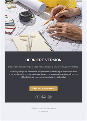 Email d'agence d'architecture pour maisons