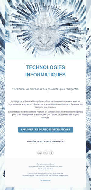 Email intelligence artificielle et données